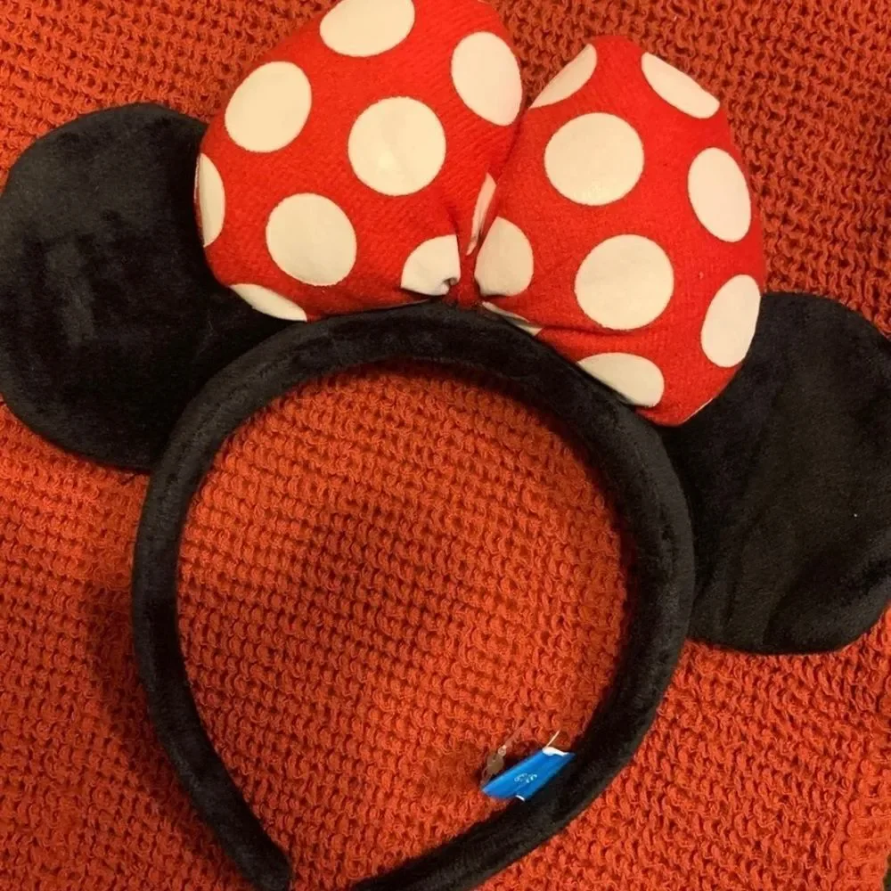 Disney Park Gifts Carrot New Rabbit Ears Cos Easter Party White Headband & Bow